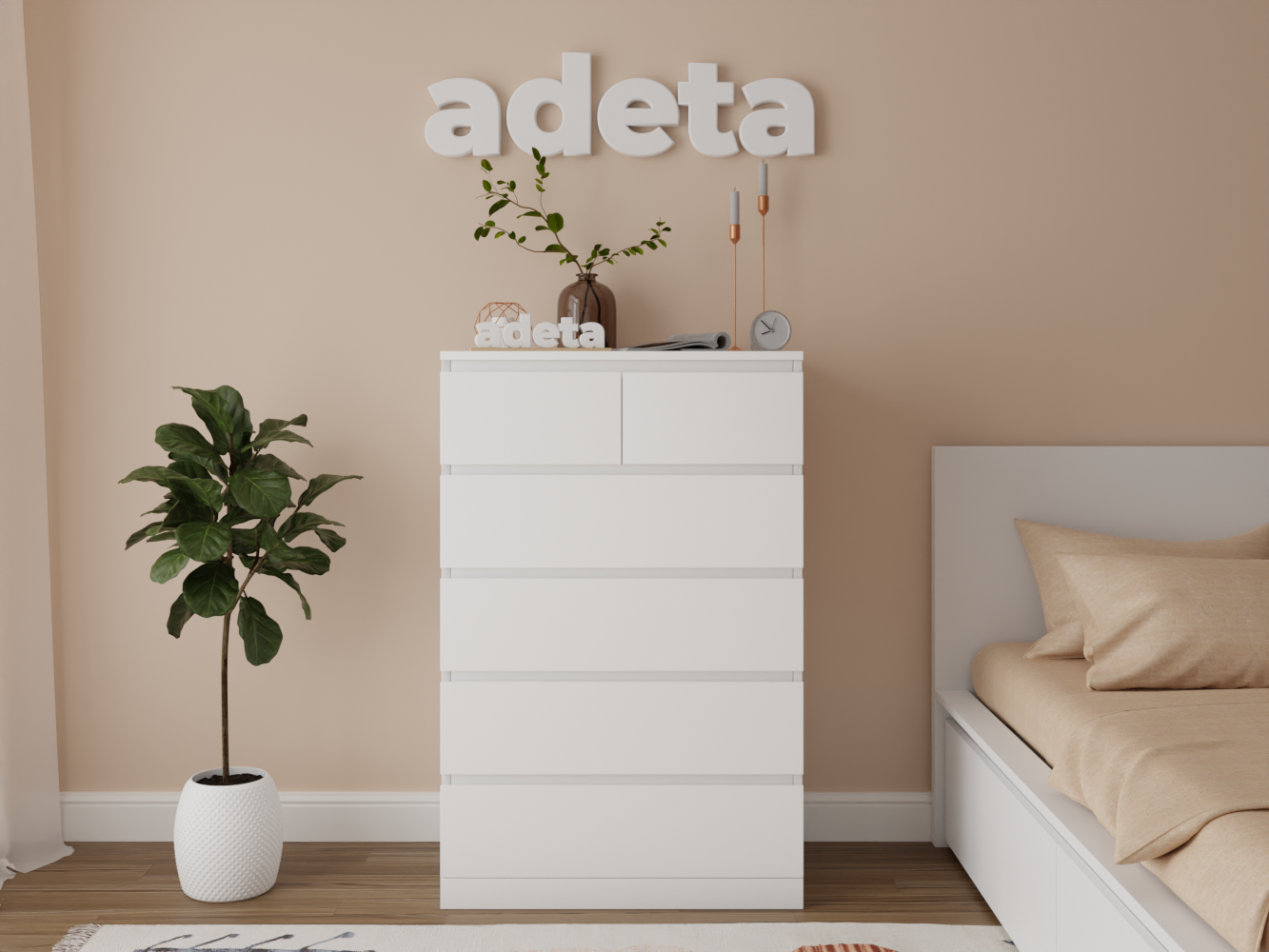 Комод Мальм 26 white ИКЕА (IKEA) изображение товара