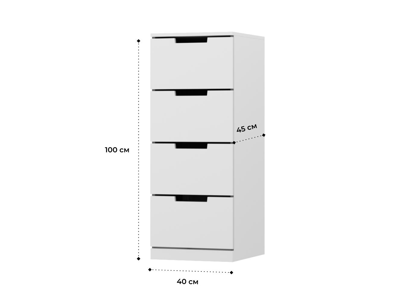 Комод Нордли 28 white ИКЕА (IKEA) изображение товара