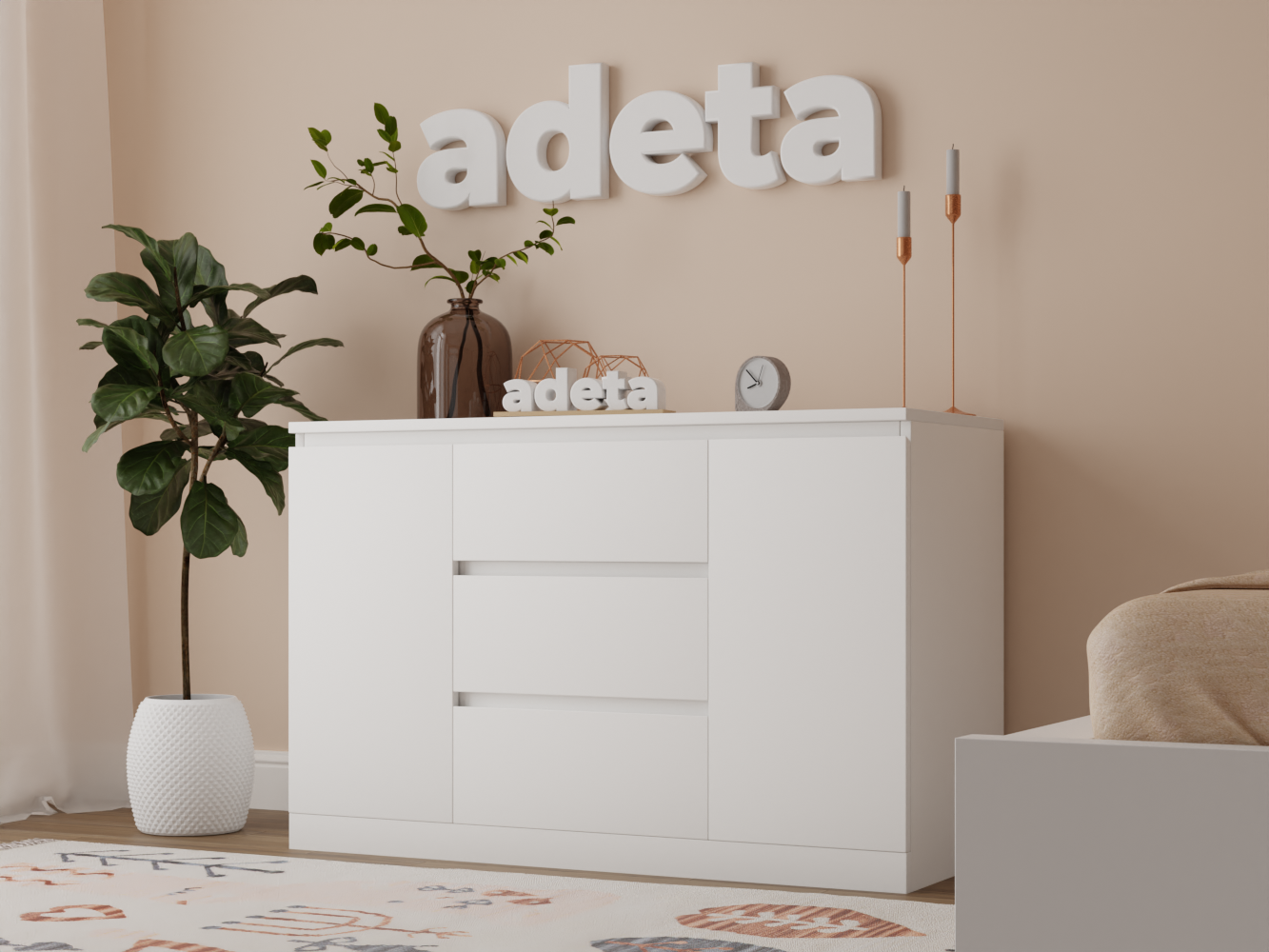 Комод Мальм 21 white ИКЕА (IKEA) изображение товара