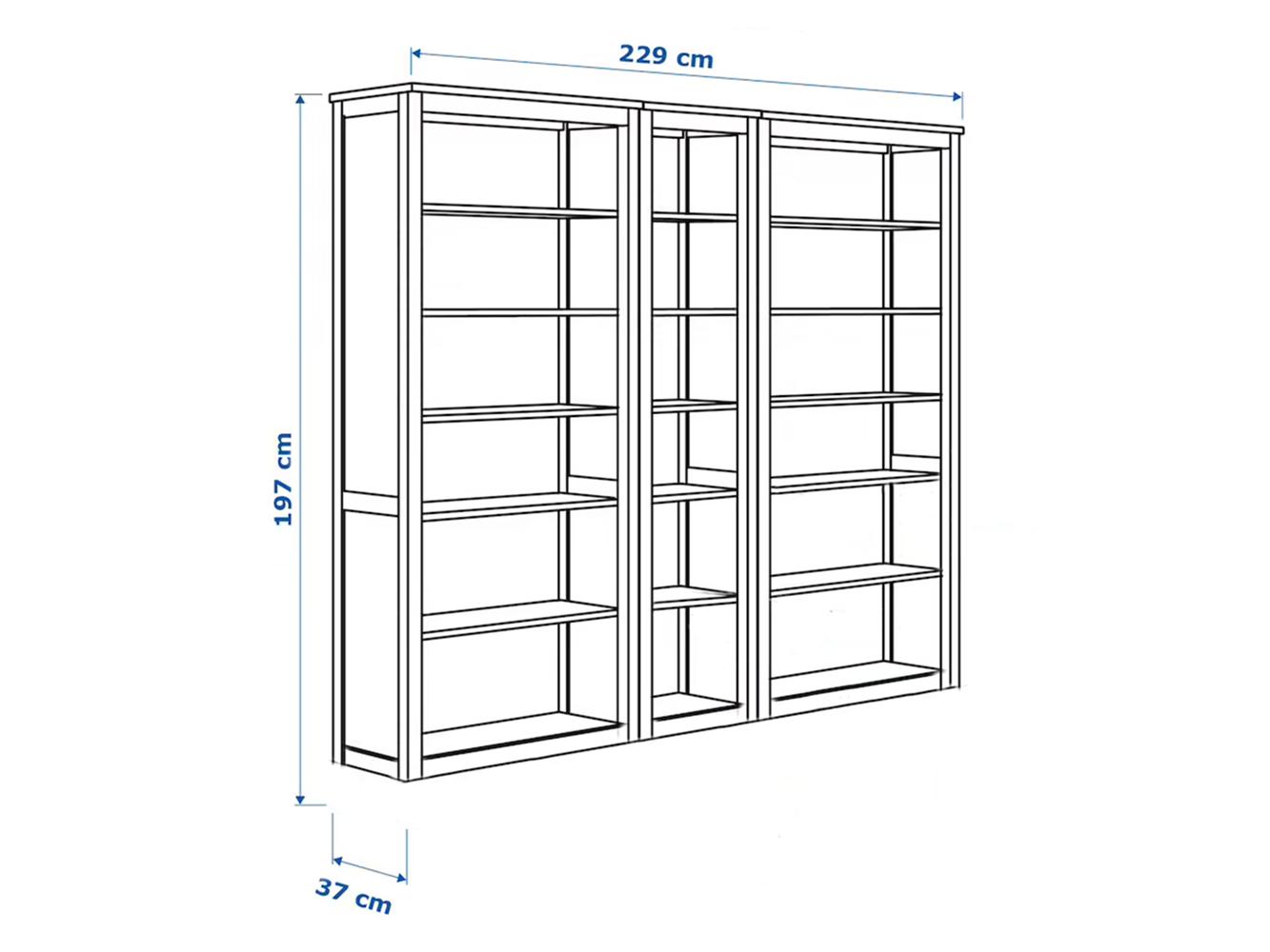 Стеллаж Хемнэс 415 white ИКЕА (IKEA) изображение товара