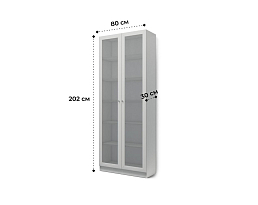 Изображение товара Книжный шкаф Билли 336 grey ИКЕА (IKEA) на сайте adeta.ru